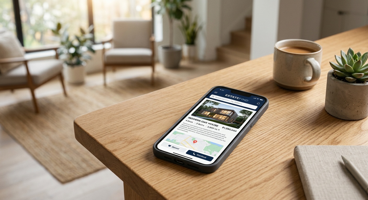 Real estate investment app advertising